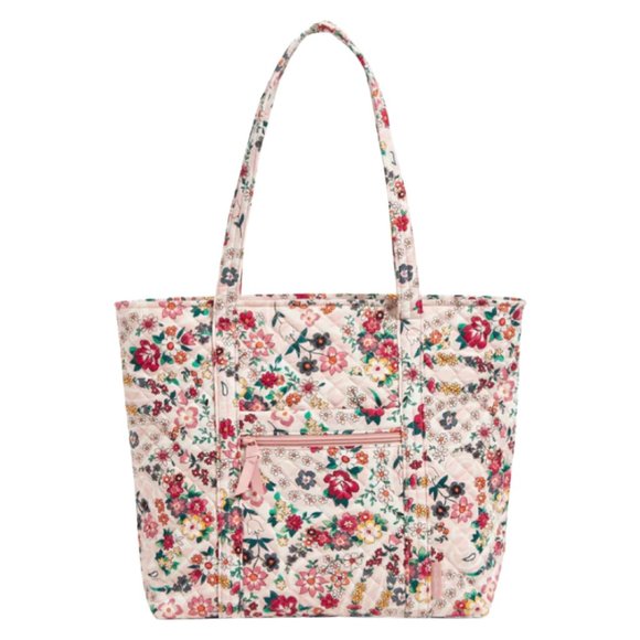 Vera Bradley Handbags - Vera Bradley Tote Purse Bag Prairie Paisley Recycled Cotton Zip Closure …NWT